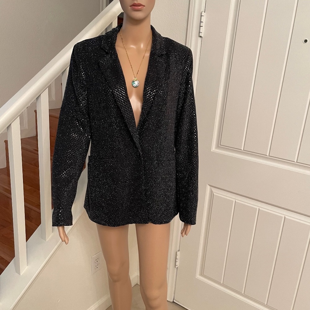 Black Sparkle Blazer